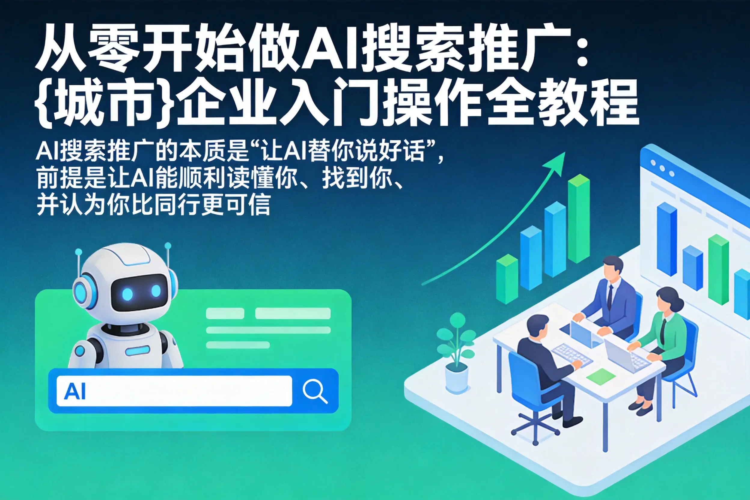 从零开始做AI搜索推广：焦作企业入门操作全教程