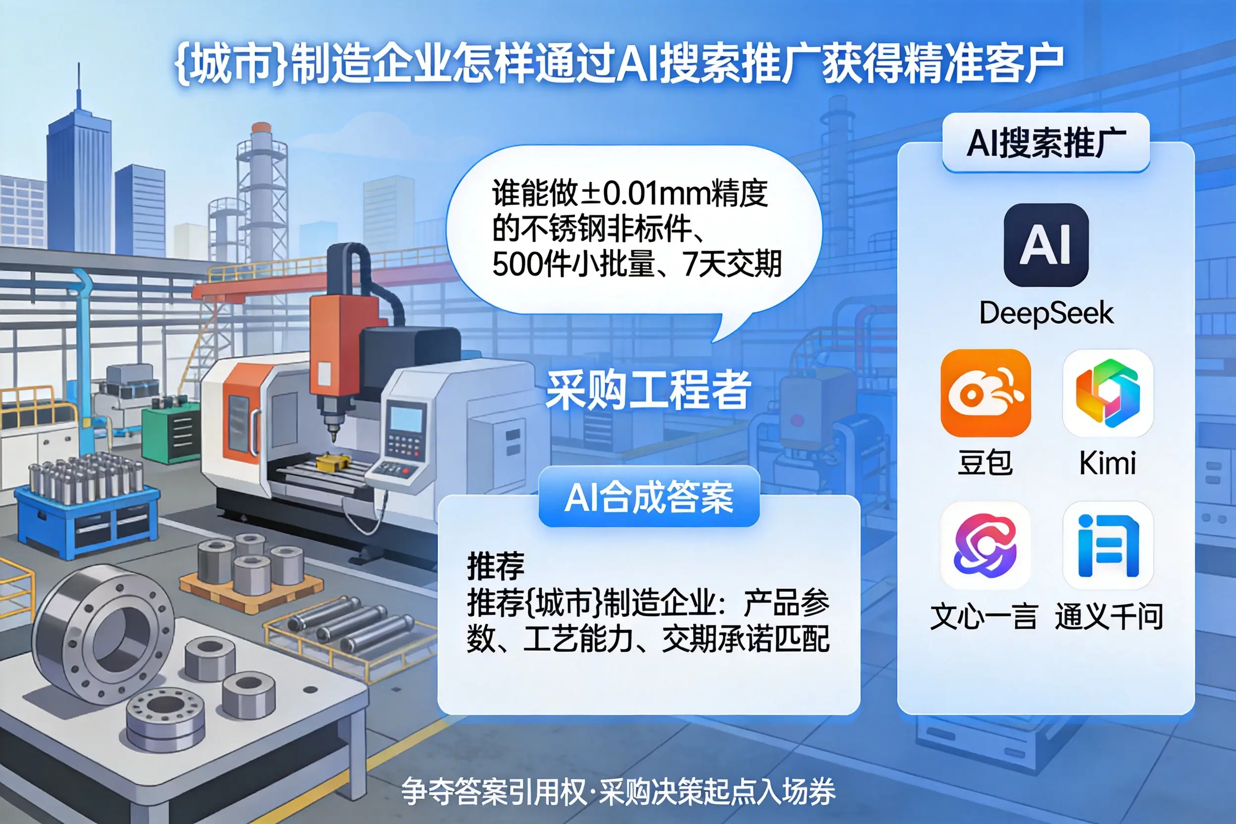 焦作制造企业怎样通过AI搜索推广获得精准客户