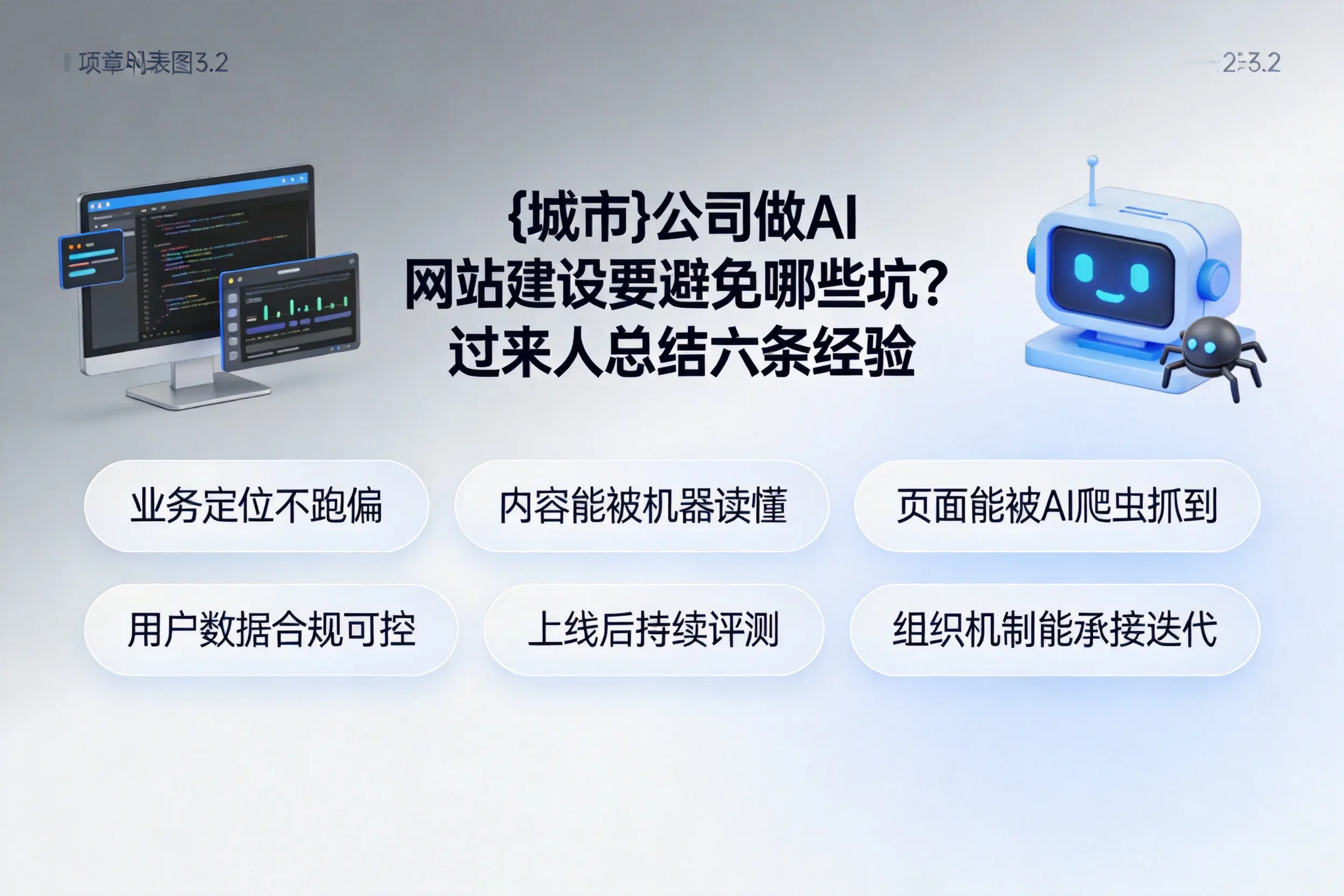 焦作公司做AI网站建设要避免哪些坑？过来人总结六条经验