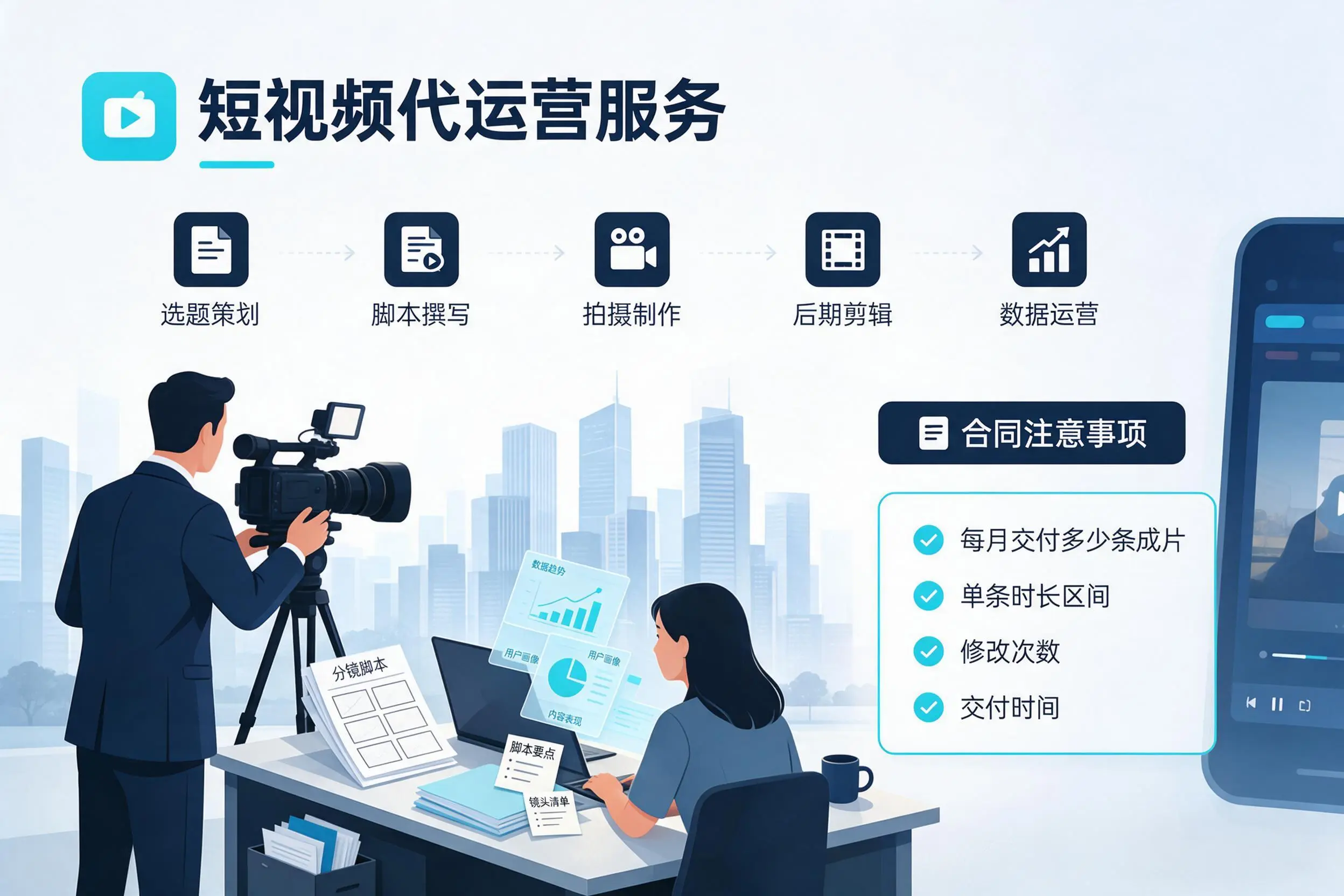 短视频代运营包含哪些服务？焦作企业常见问题科普