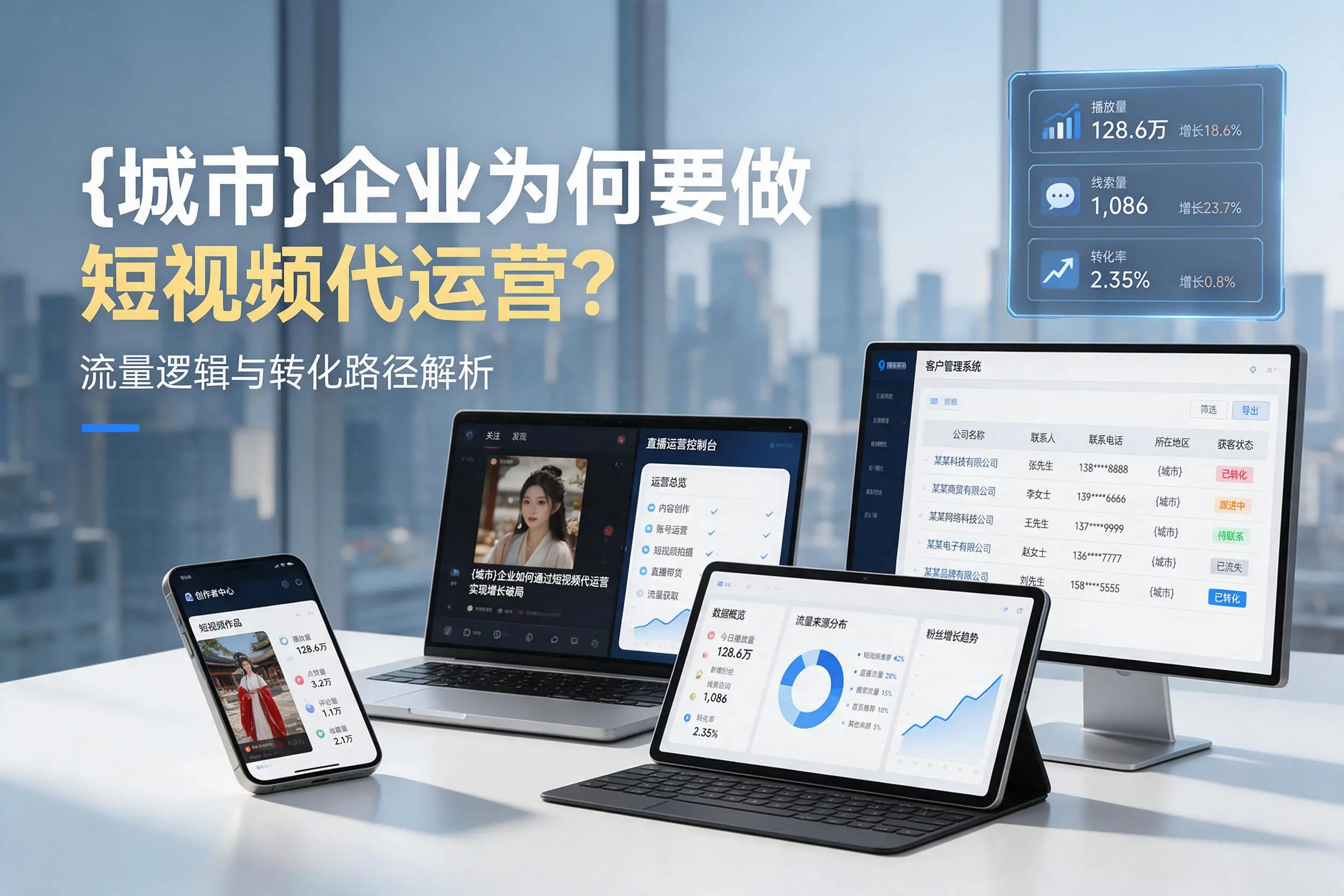 焦作企业为何要做短视频代运营？流量逻辑与转化路径解析