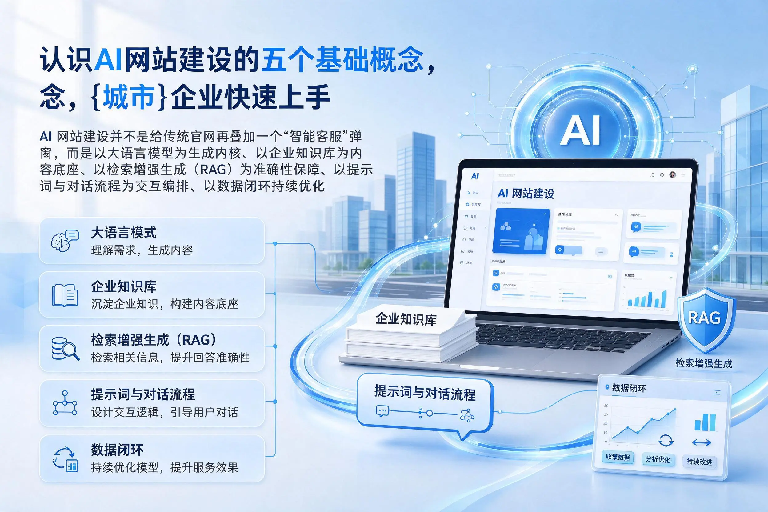 认识AI网站建设的五个基础概念，焦作企业快速上手