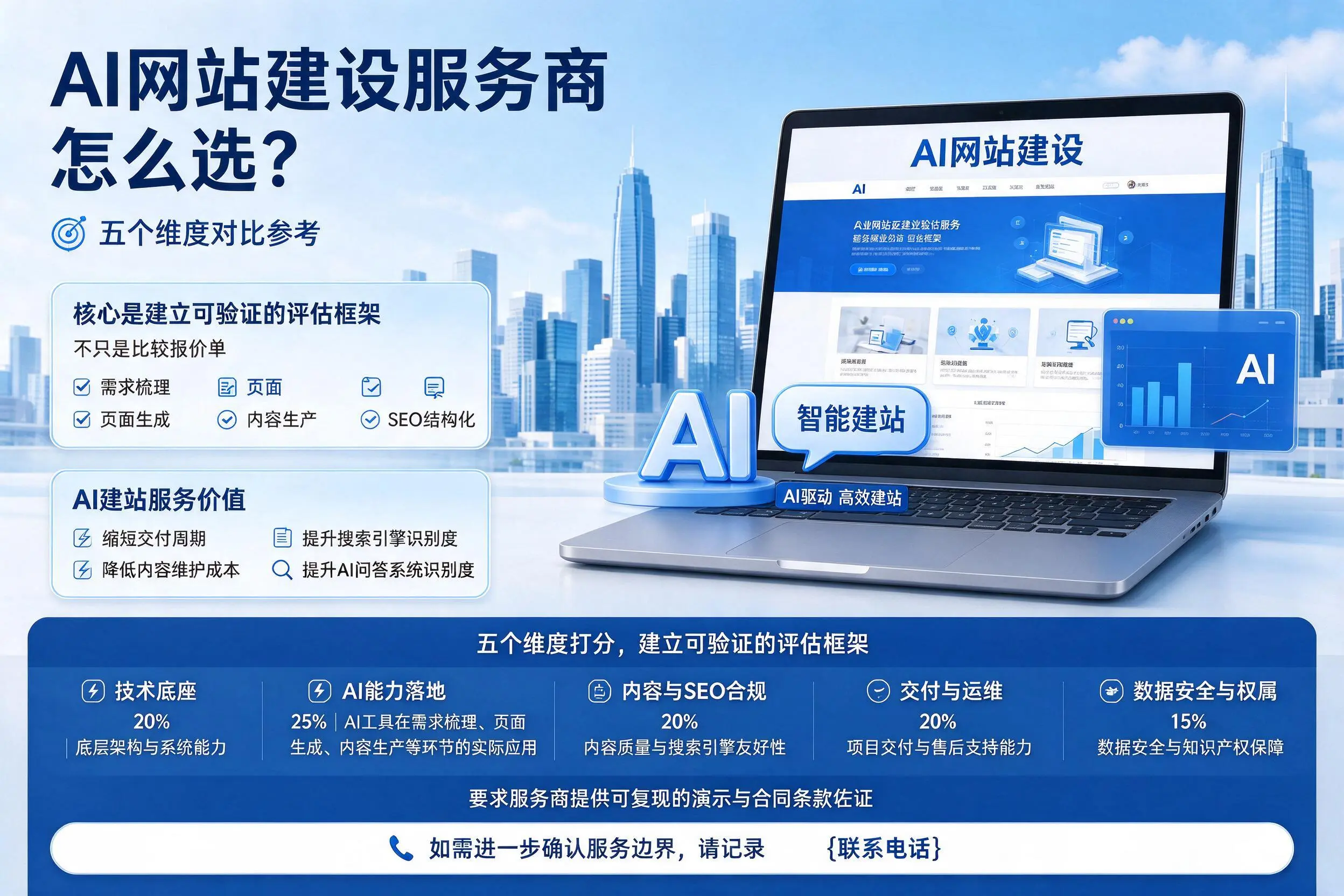 焦作AI网站建设服务商怎么选?五个维度对比参考