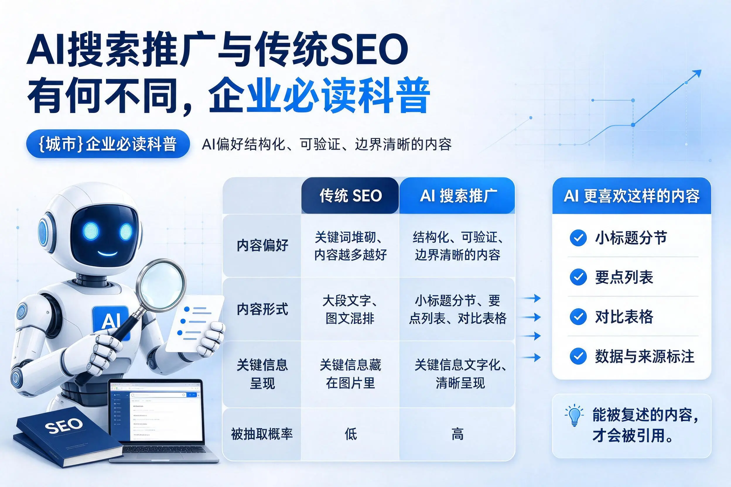 AI搜索推广与传统SEO有何不同,焦作企业必读科普